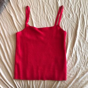 Red Brandy Melville tank top